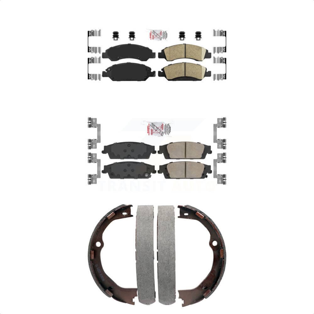 Transit Auto - KNN-100729 - Front and Rear Disc Brake Pad Kits