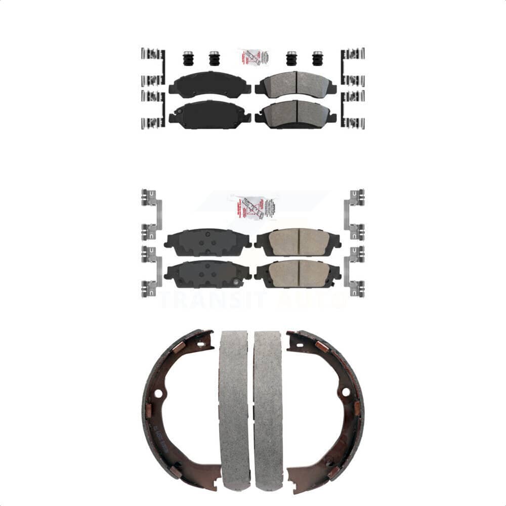 Transit Auto - KNN-100731 - Front and Rear Disc Brake Pad Kits
