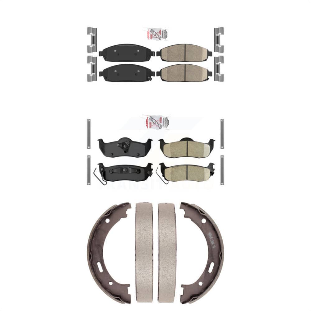 Transit Auto - KNN-100764 - Front and Rear Disc Brake Pad Kits