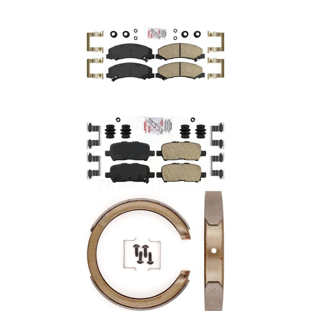 Transit Auto - KNN-100799 - Front and Rear Disc Brake Pad Kits