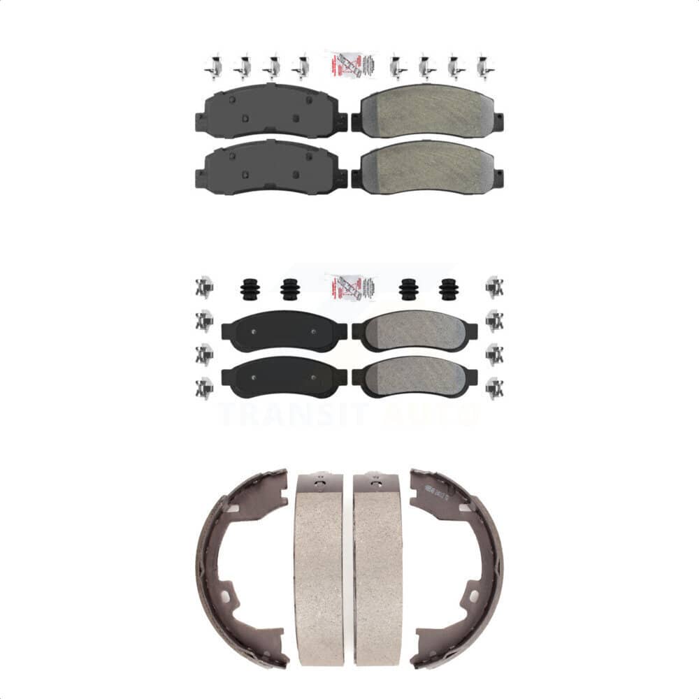 Transit Auto - KNN-100807 - Front and Rear Disc Brake Pad Kits