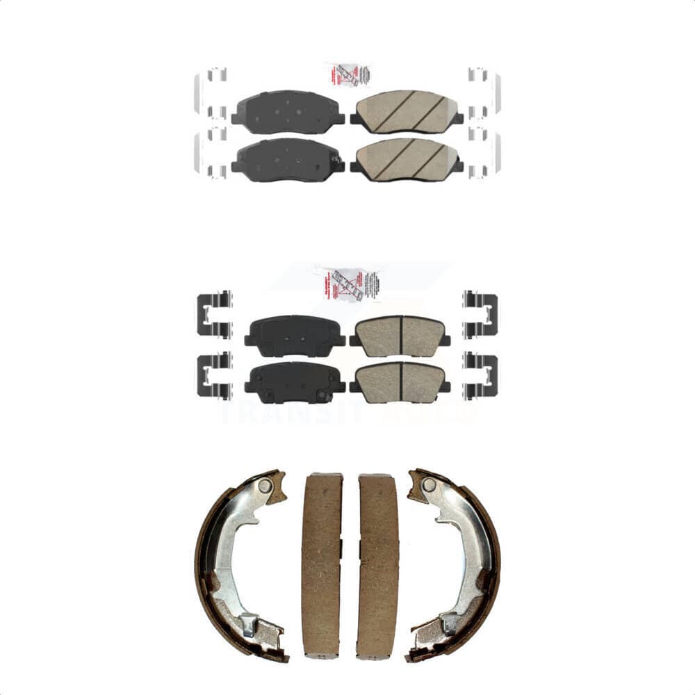 Transit Auto - KNN-100818 - Front and Rear Disc Brake Pad Kits
