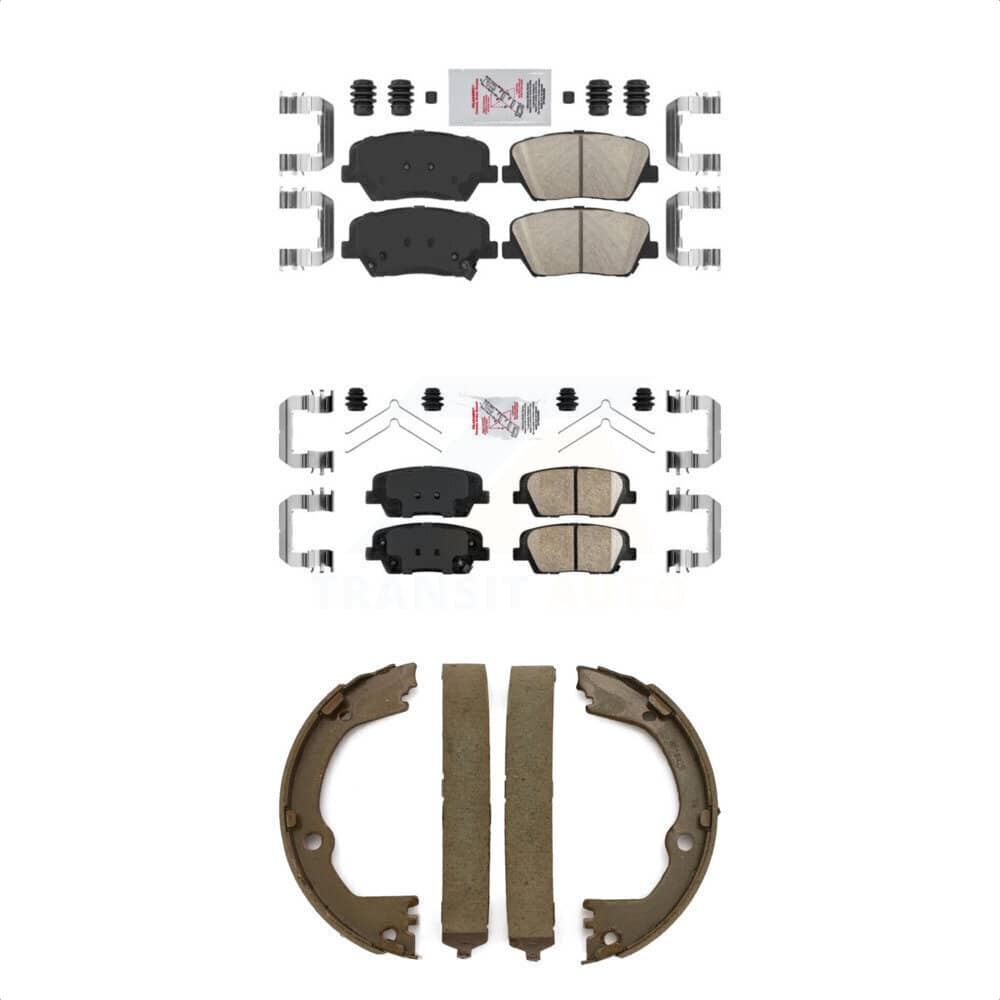 Transit Auto - KNN-100836 - Front and Rear Disc Brake Pad Kits