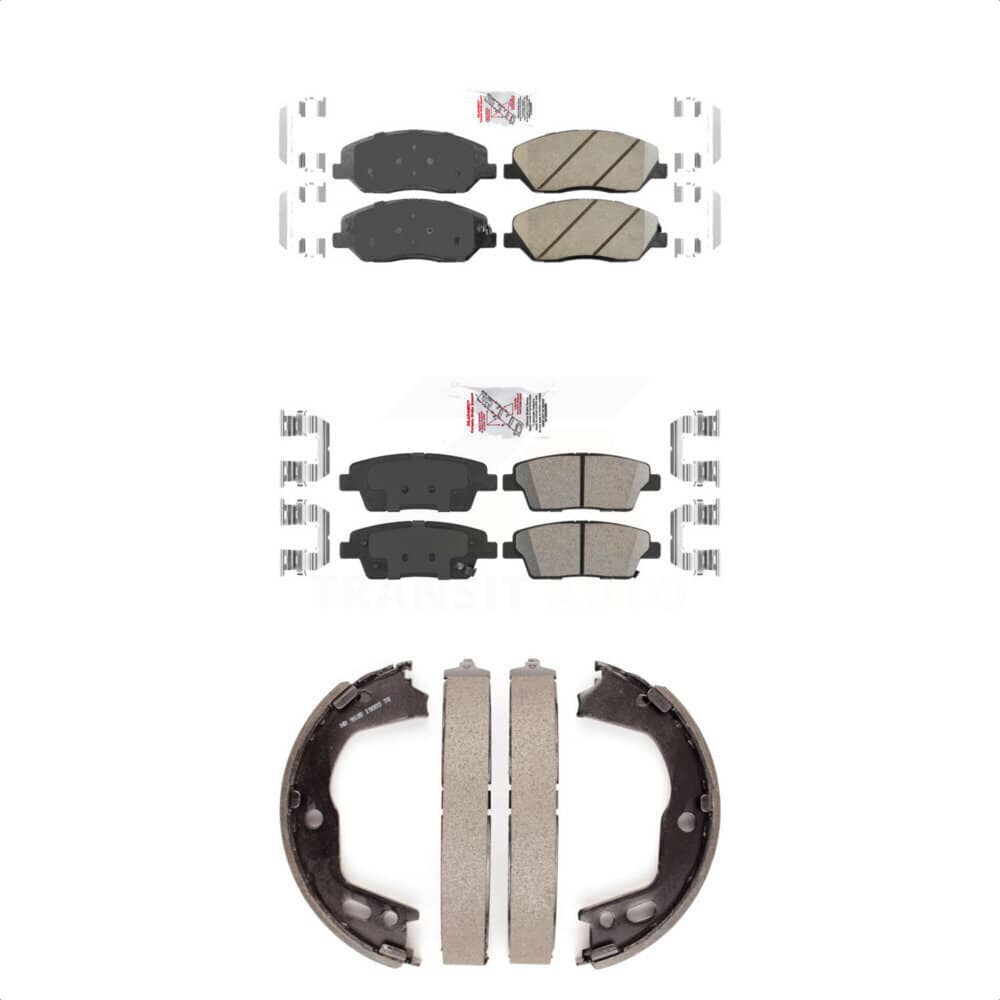 Transit Auto - KNN-100849 - Front and Rear Disc Brake Pad Kits
