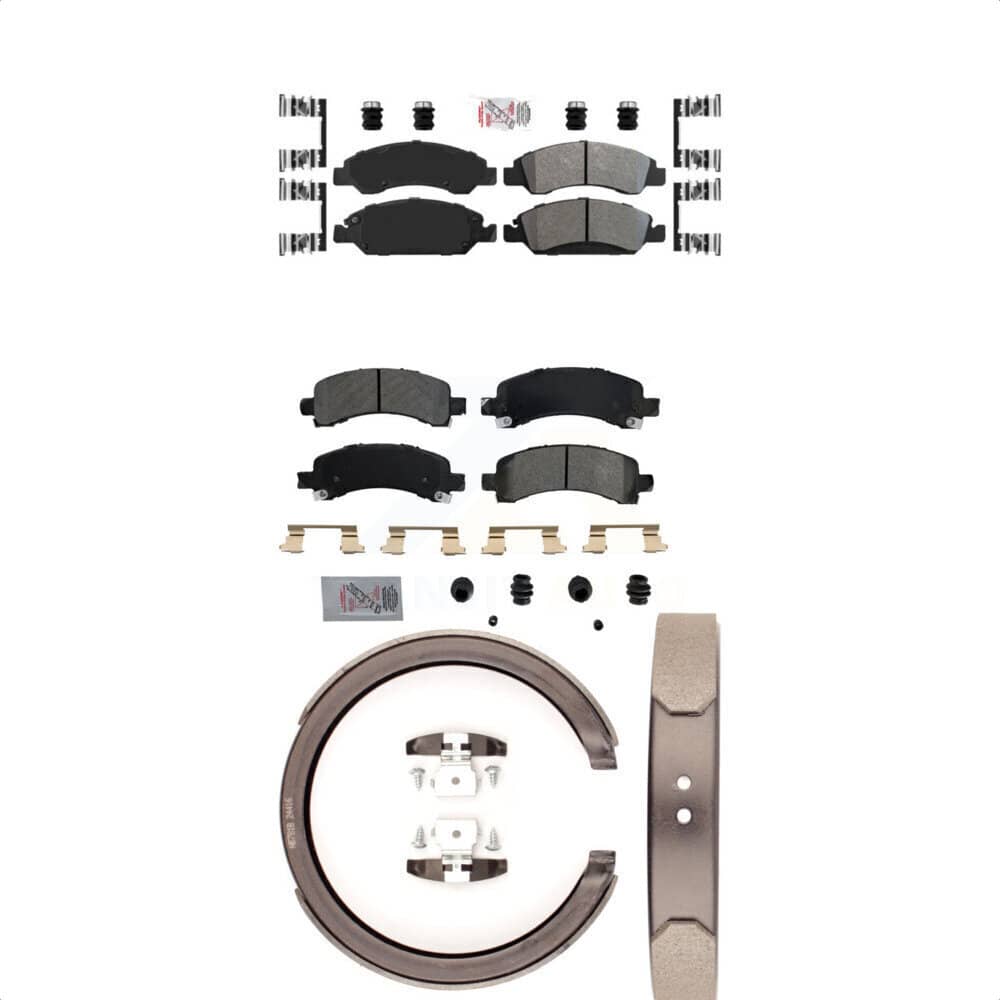 Transit Auto - KNN-100860 - Front and Rear Disc Brake Pad Kits
