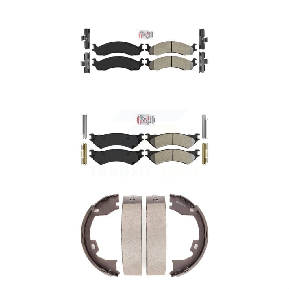 Transit Auto - KNN-100867 - Front and Rear Disc Brake Pad Kits