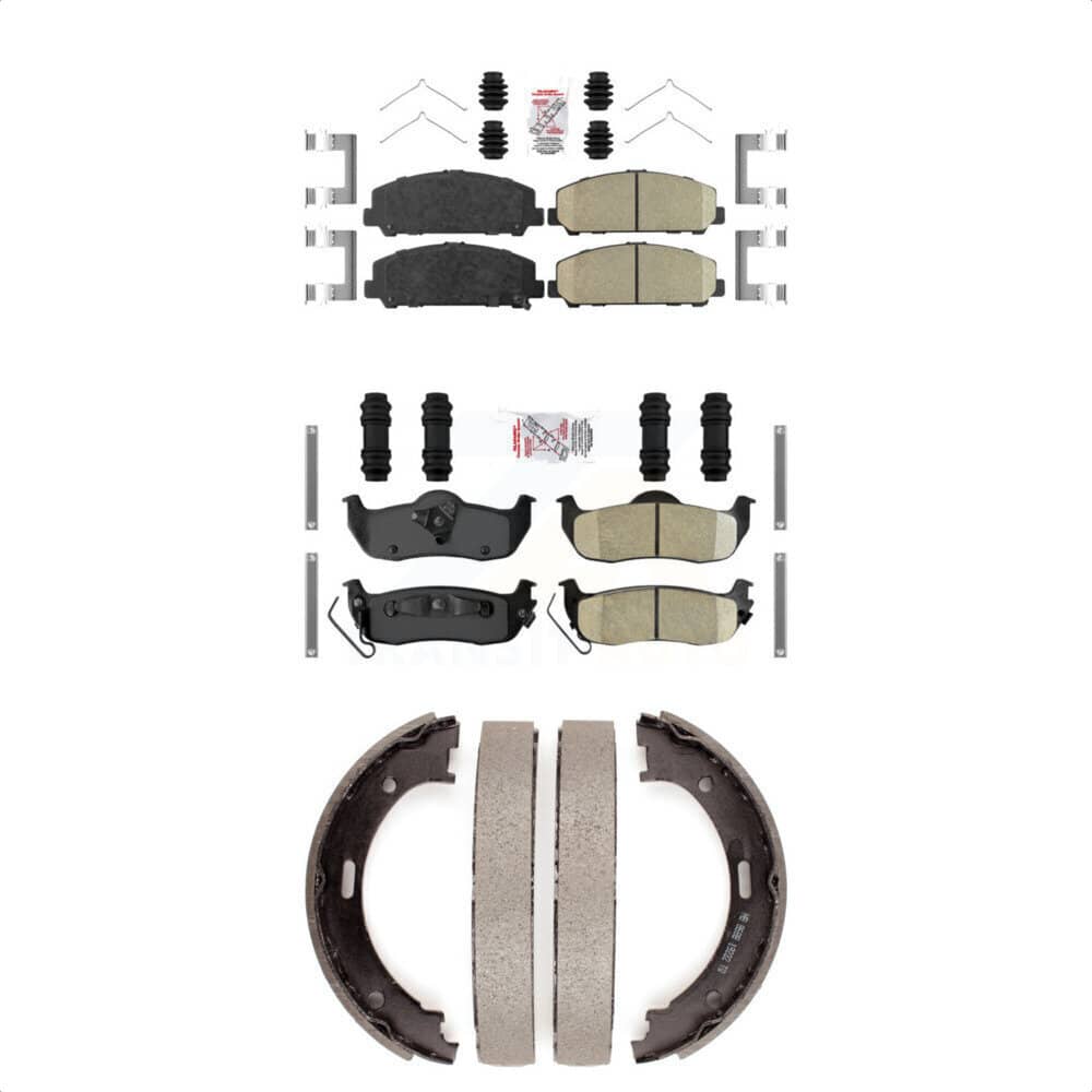 Transit Auto - KNN-100890 - Front and Rear Disc Brake Pad Kits