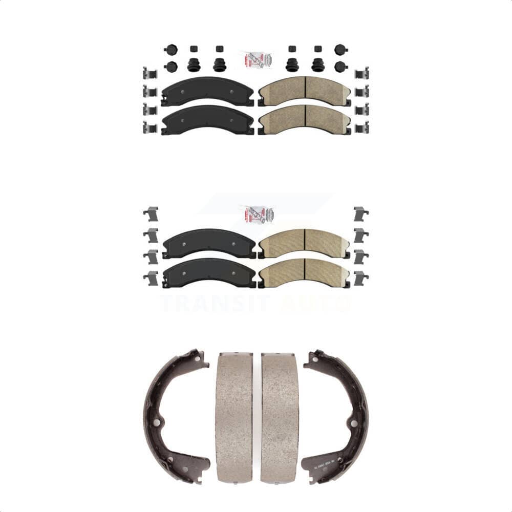Transit Auto - KNN-100911 - Front and Rear Disc Brake Pad Kits