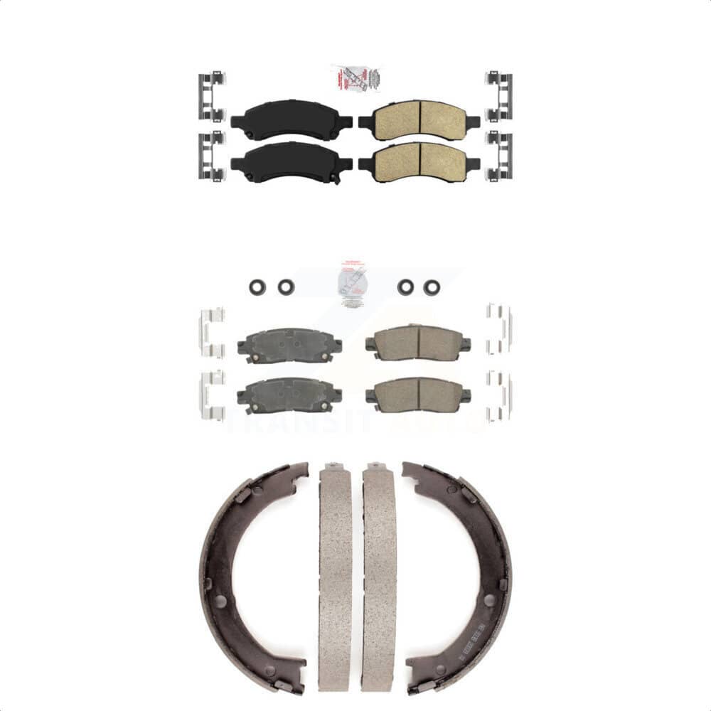 Transit Auto - KNN-100939 - Front and Rear Disc Brake Pad Kits