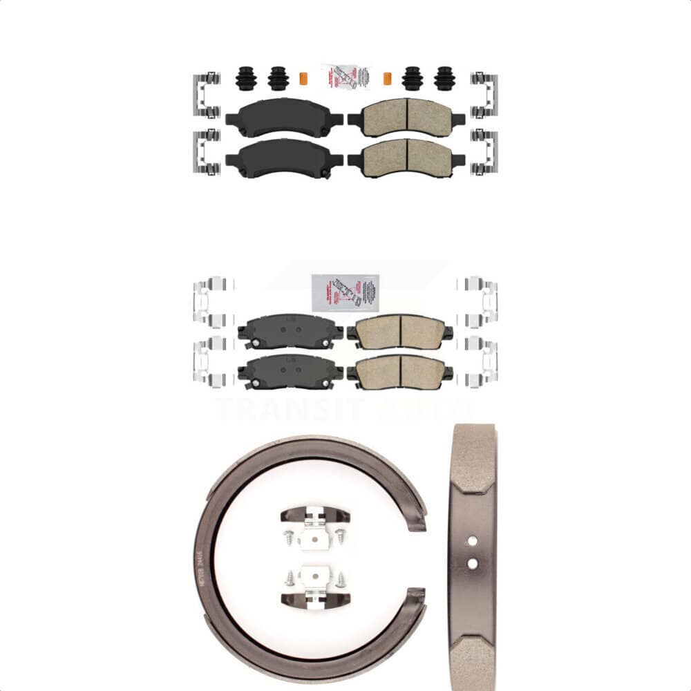 Transit Auto - KNN-100944 - Front and Rear Disc Brake Pad Kits