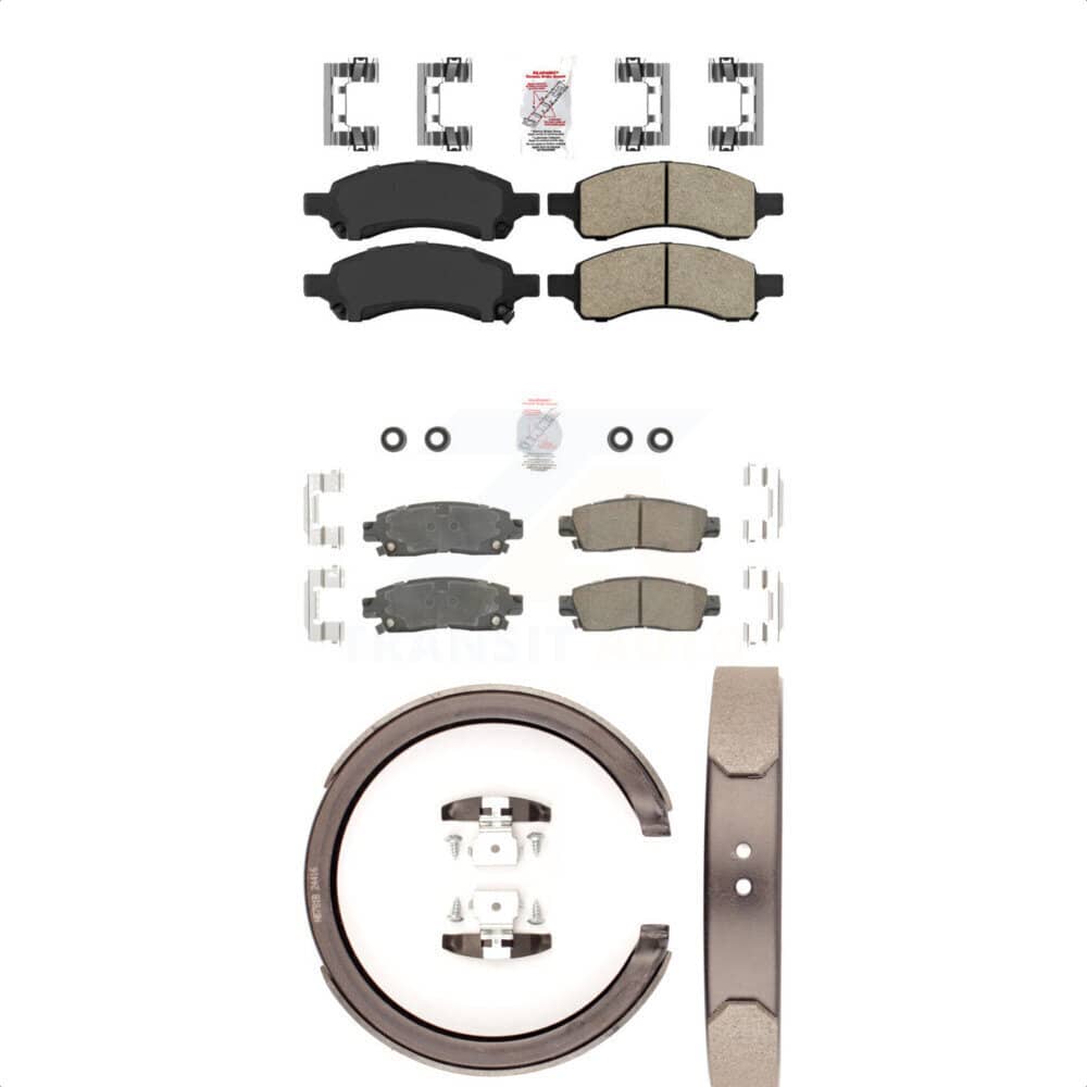 Transit Auto - KNN-100945 - Front and Rear Disc Brake Pad Kits