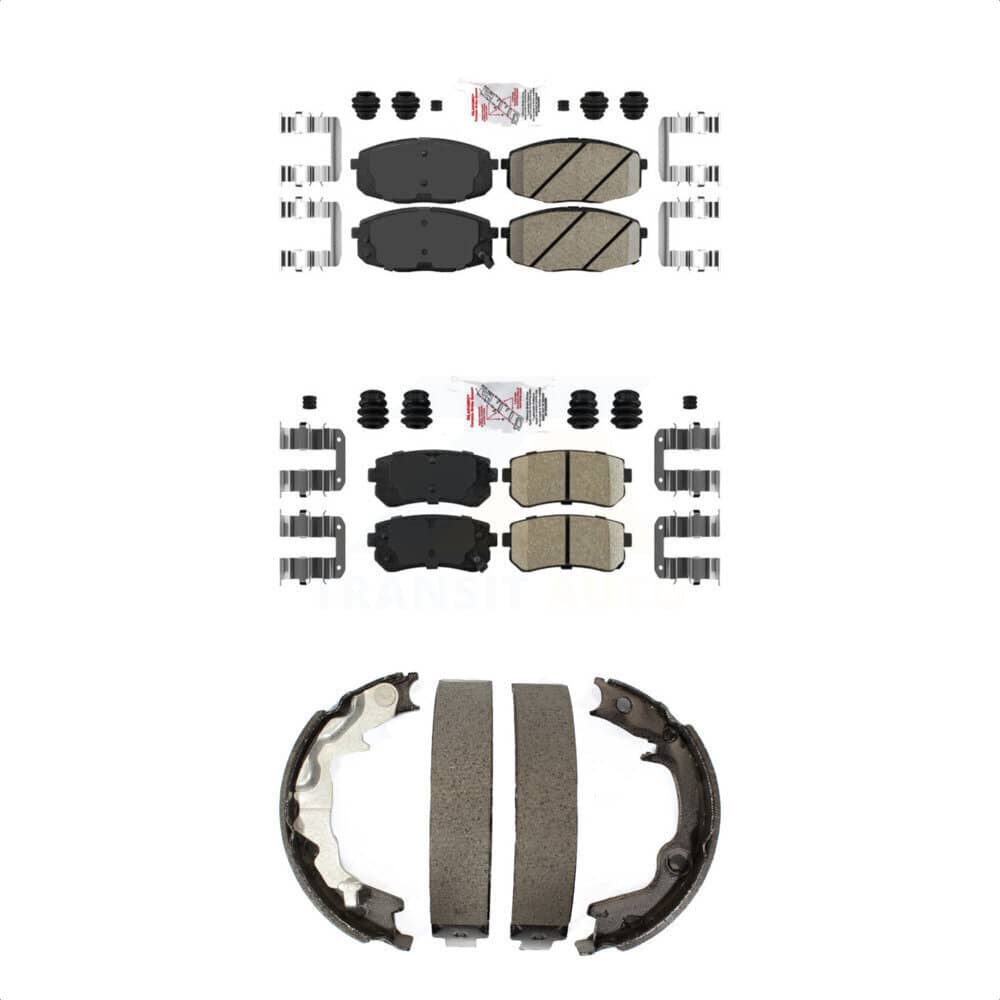 Transit Auto - KNN-100950 - Front and Rear Disc Brake Pad Kits