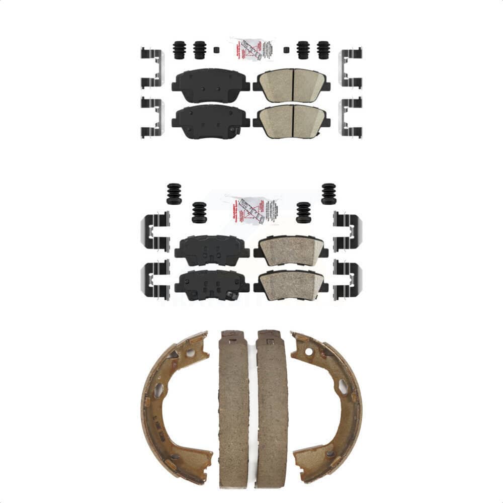 Transit Auto - KNN-100958 - Front and Rear Disc Brake Pad Kits