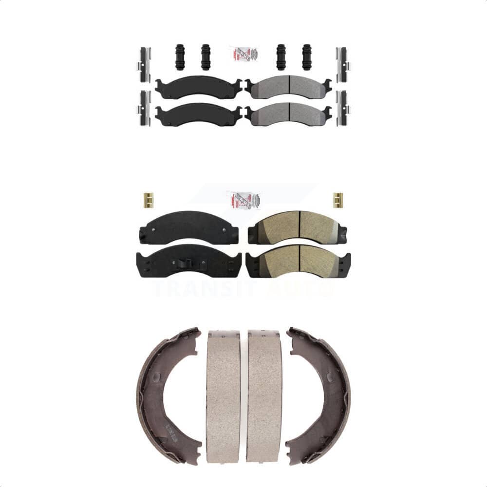 Transit Auto - KNN-100977 - Front and Rear Disc Brake Pad Kits