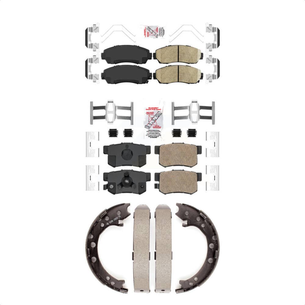 Transit Auto - KNN-100981 - Front and Rear Disc Brake Pad Kits