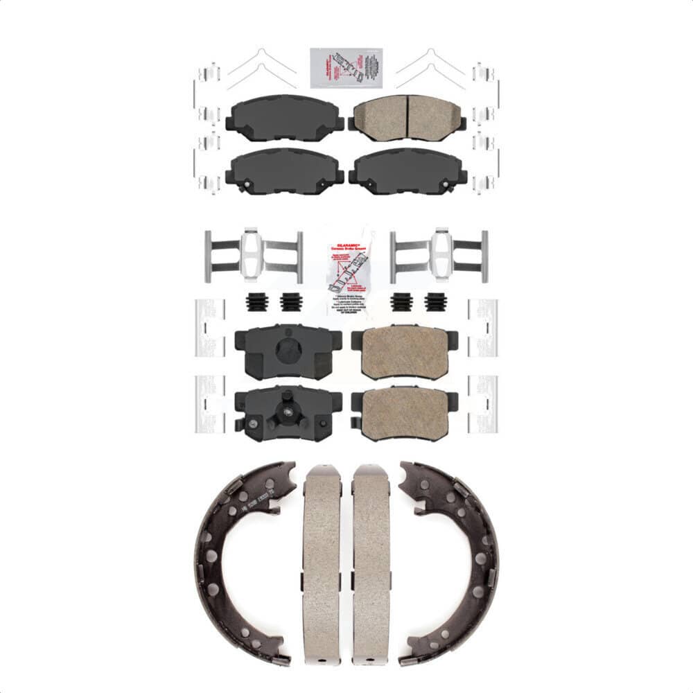 Transit Auto - KNN-100988 - Front and Rear Disc Brake Pad Kits