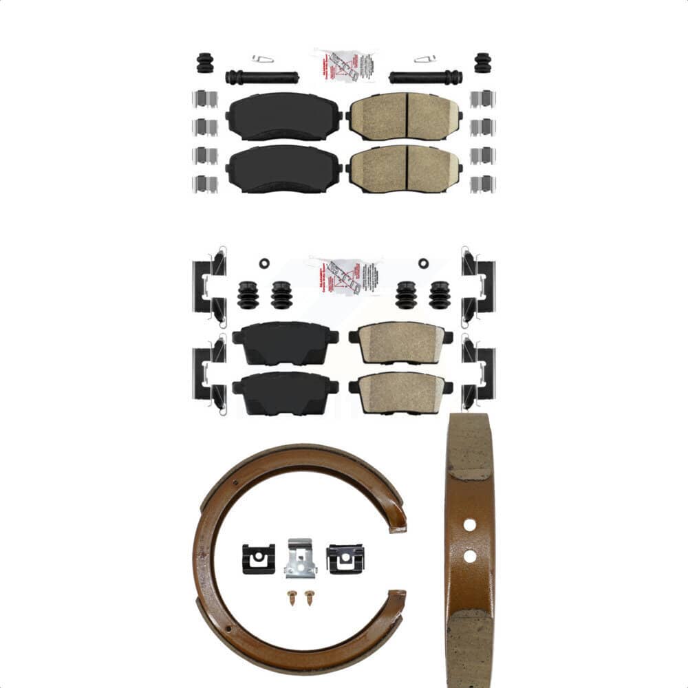 Transit Auto - KNN-101001 - Front and Rear Disc Brake Pad Kits