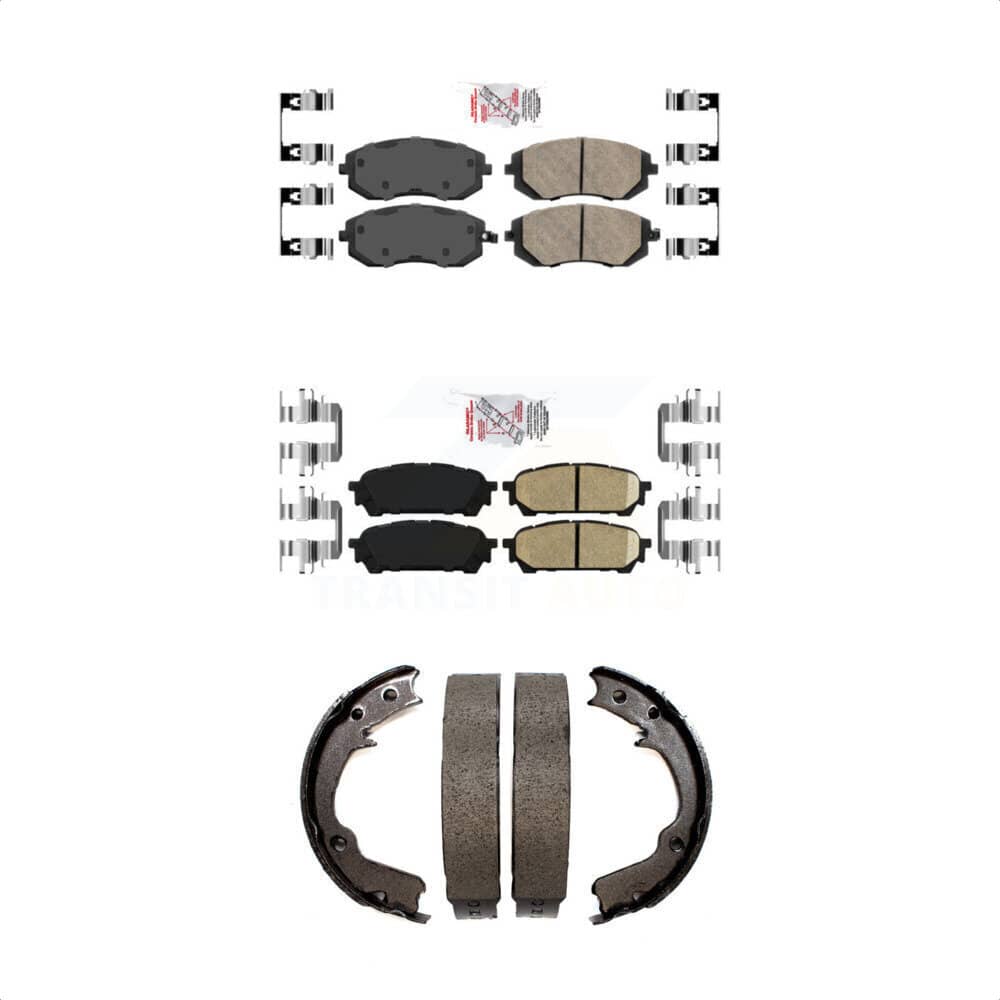 Transit Auto - KNN-101007 - Front and Rear Disc Brake Pad Kits