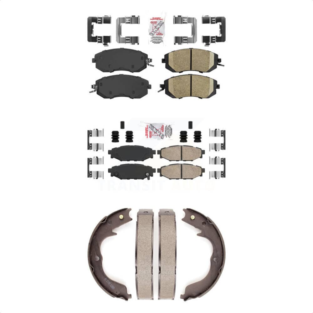 Transit Auto - KNN-101013 - Front and Rear Disc Brake Pad Kits