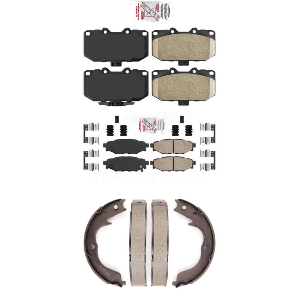 Transit Auto - KNN-101016 - Front and Rear Disc Brake Pad Kits