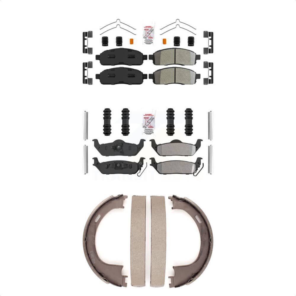Transit Auto - KNN-101032 - Front and Rear Disc Brake Pad Kits