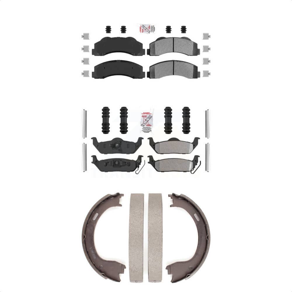 Transit Auto - KNN-101040 - Front and Rear Disc Brake Pad Kits