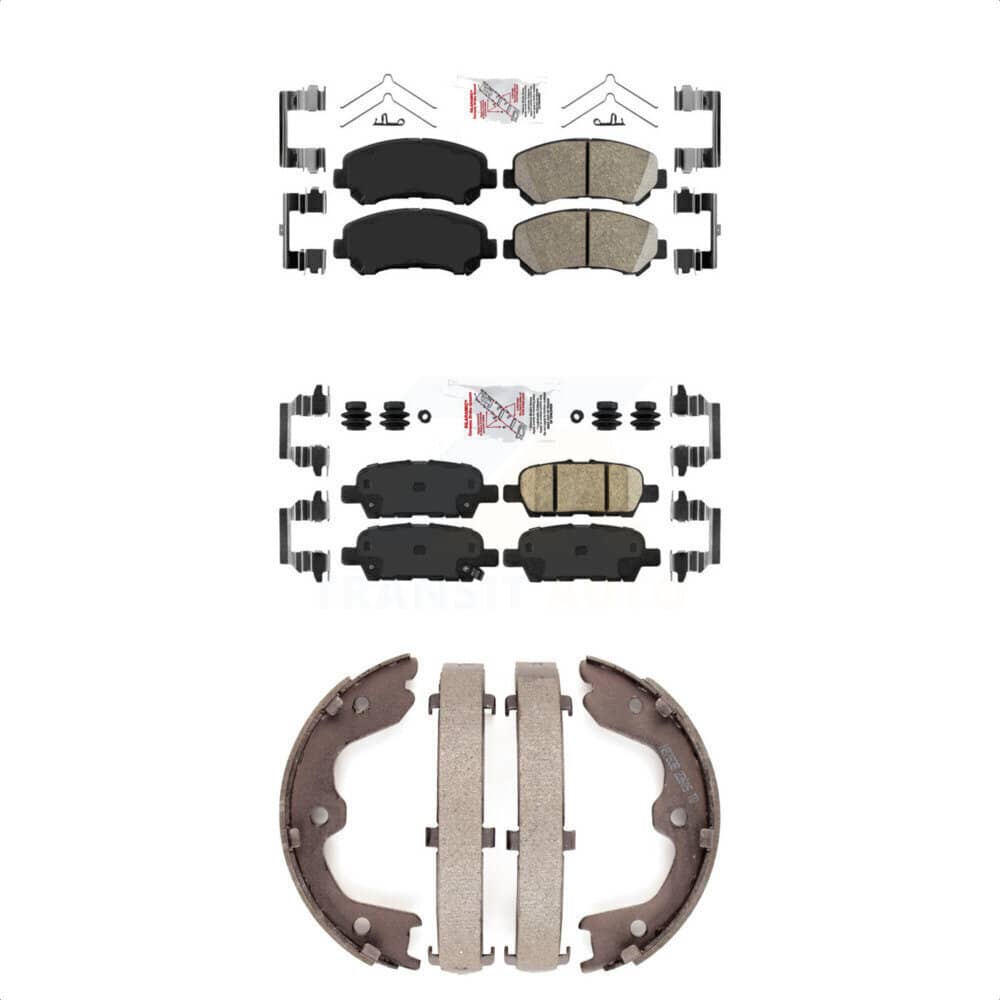 Transit Auto - KNN-101073 - Front and Rear Disc Brake Pad Kits