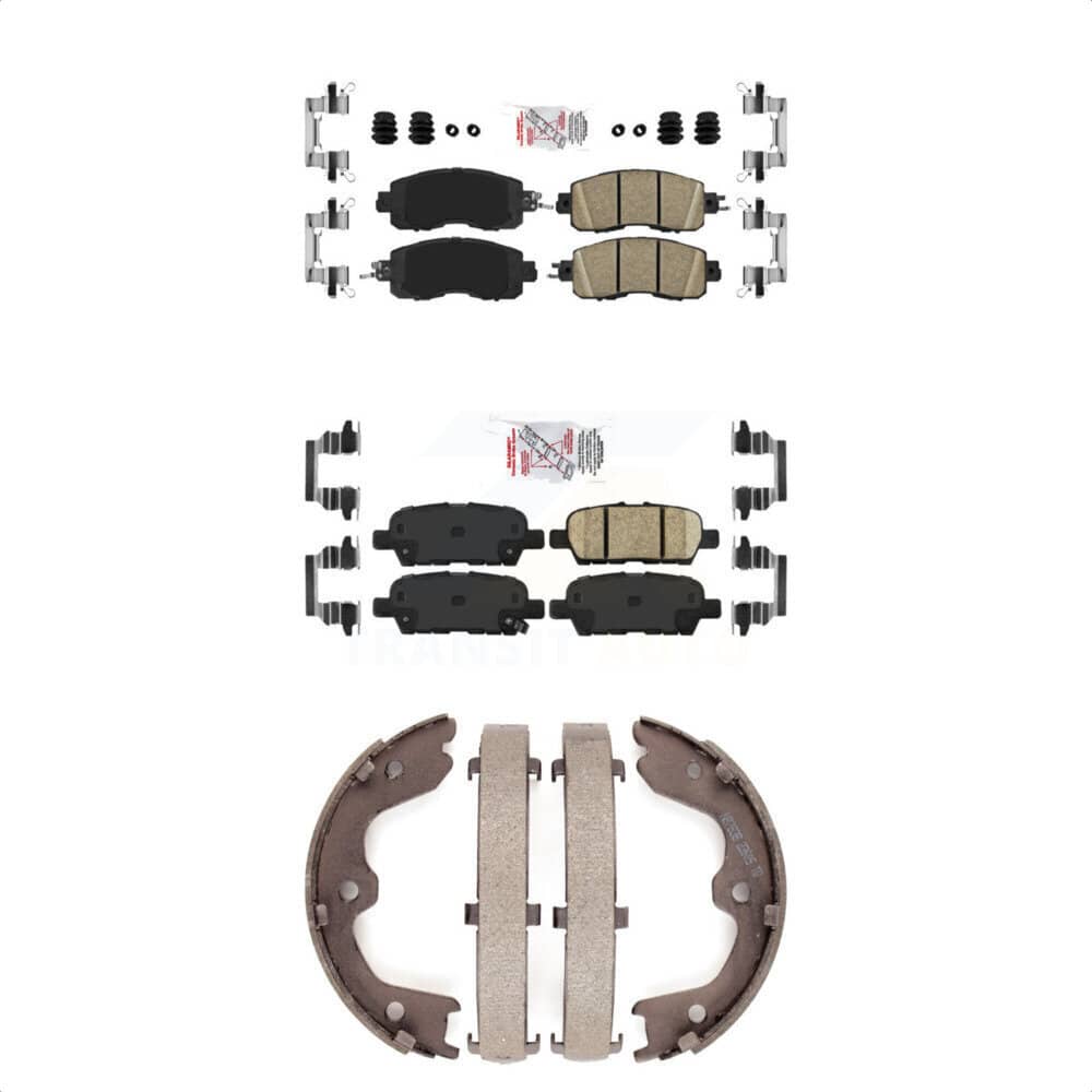 Transit Auto - KNN-101074 - Front and Rear Disc Brake Pad Kits
