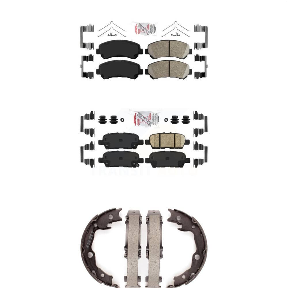 Transit Auto - KNN-101085 - Front and Rear Disc Brake Pad Kits