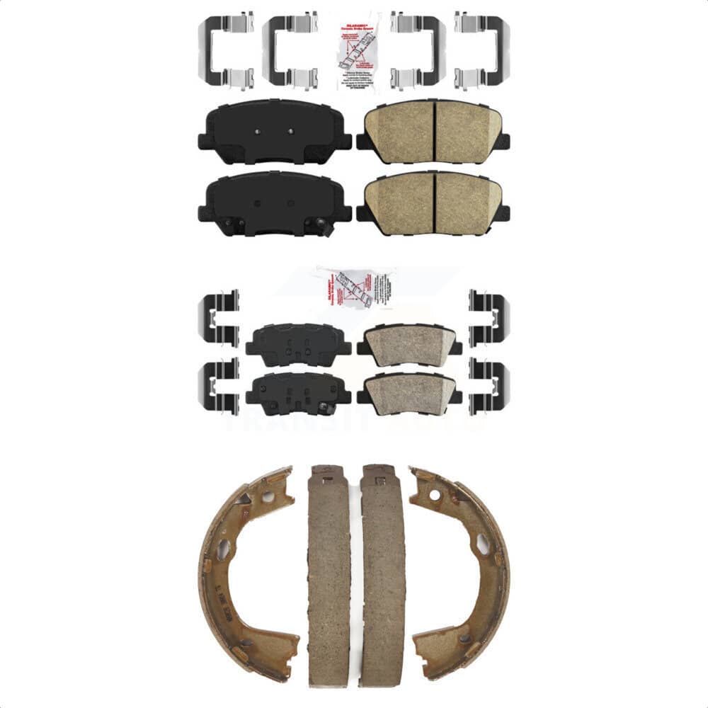 Transit Auto - KNN-101119 - Front and Rear Disc Brake Pad Kits