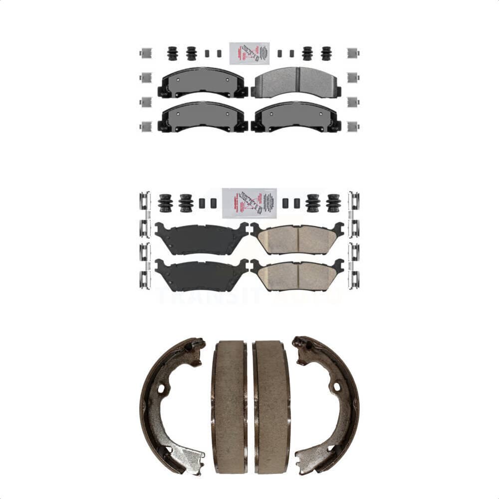Transit Auto - KNN-101176 - Front and Rear Disc Brake Pad Kits