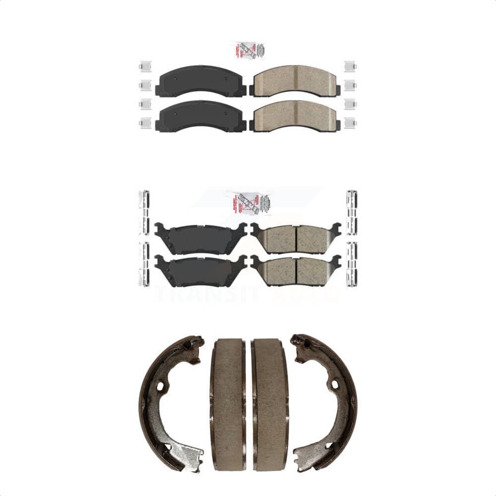Transit Auto - KNN-101179 - Front and Rear Disc Brake Pad Kits