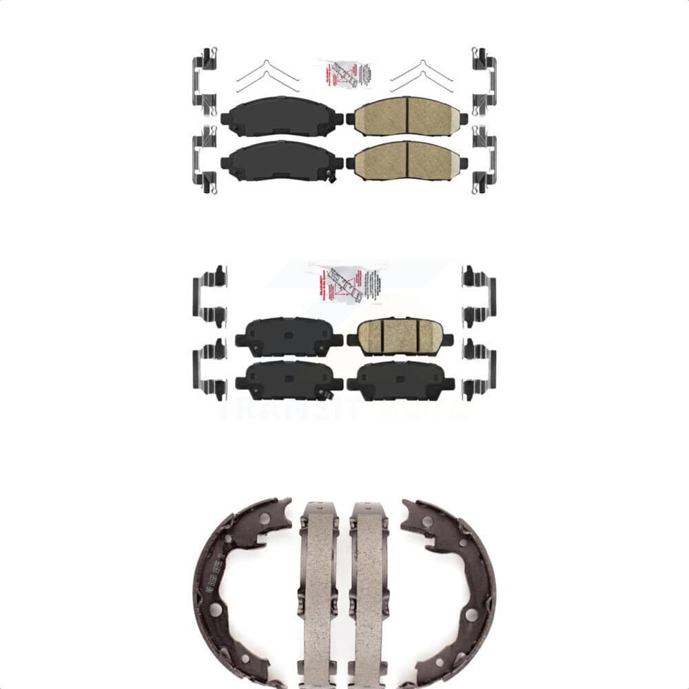 Transit Auto - KNN-101225 - Front and Rear Disc Brake Pad Kits