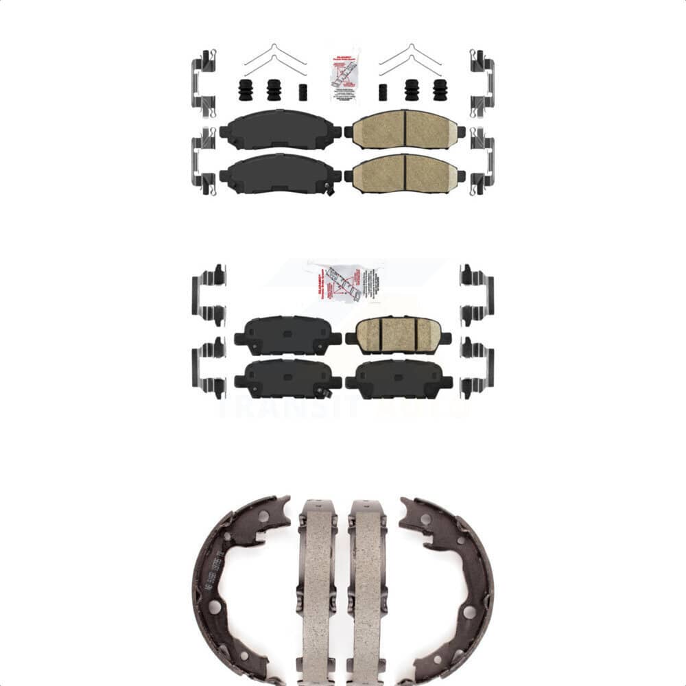 Transit Auto - KNN-101226 - Front and Rear Disc Brake Pad Kits