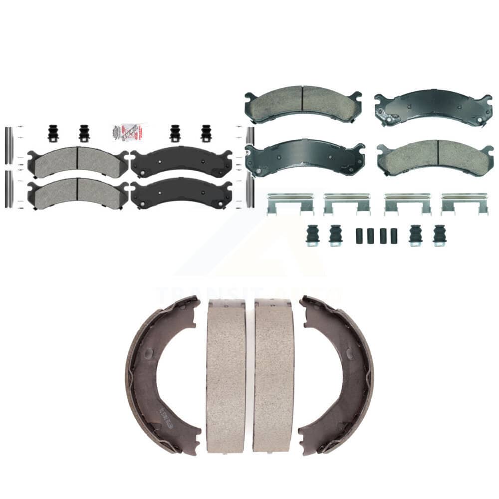 Transit Auto - KNN-101258 - Front and Rear Disc Brake Pad Kits