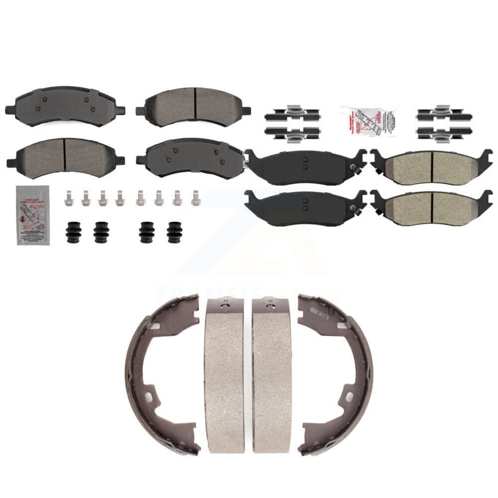 Transit Auto - KNN-101281 - Front and Rear Disc Brake Pad Kits