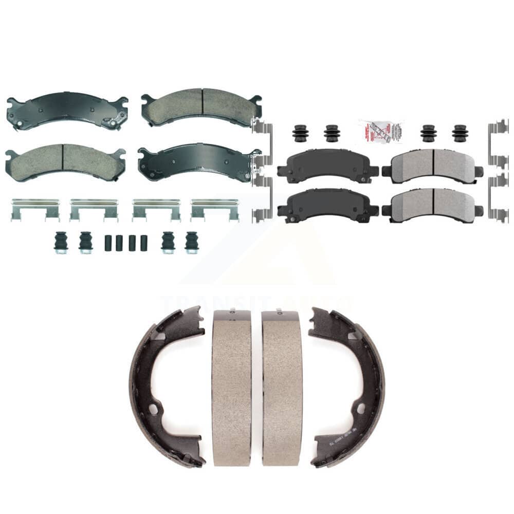 Transit Auto - KNN-101286 - Front and Rear Disc Brake Pad Kits