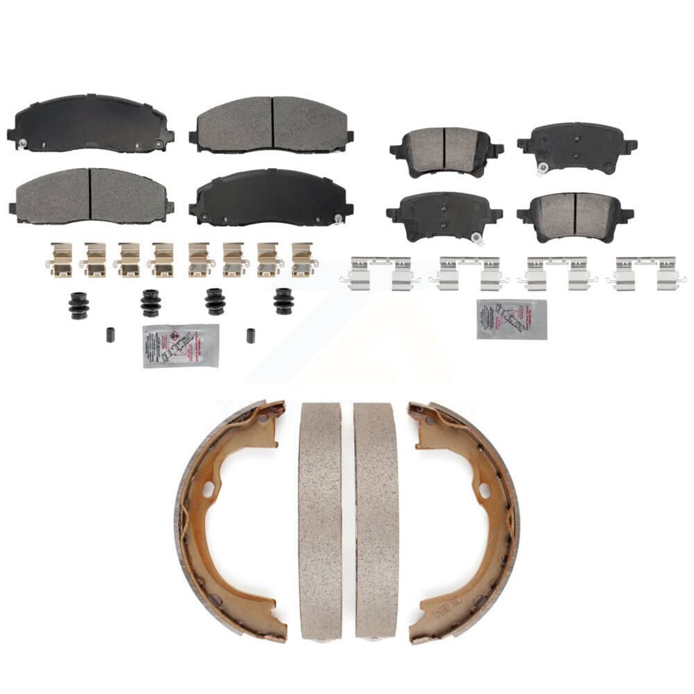 Transit Auto - KNN-101317 - Front and Rear Disc Brake Pad Kits