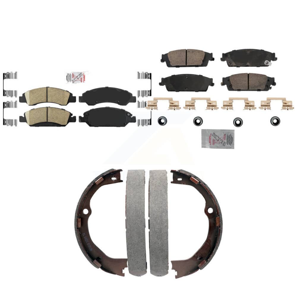 Transit Auto - KNN-101334 - Front and Rear Disc Brake Pad Kits