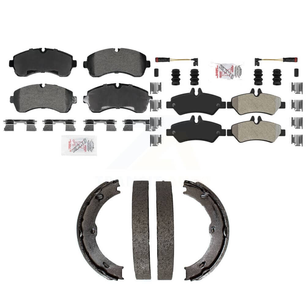 Transit Auto - KNN-101408 - Front and Rear Disc Brake Pad Kits