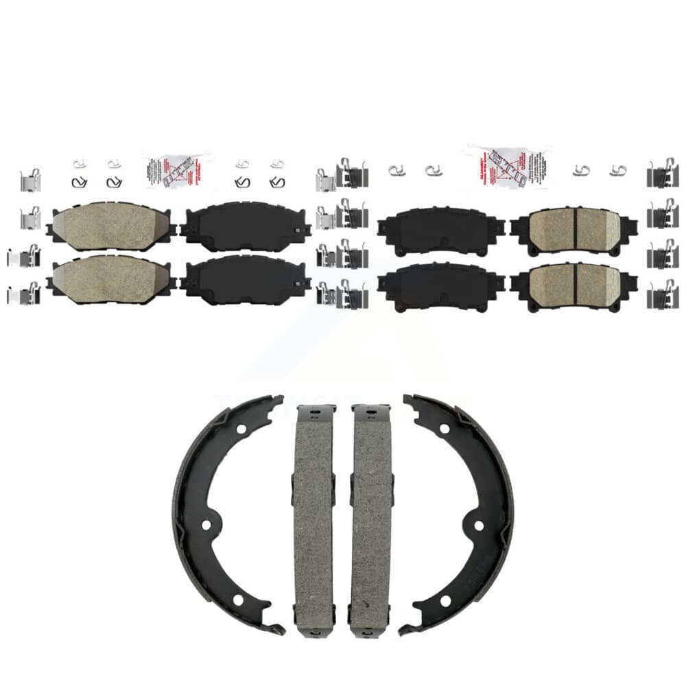 Transit Auto - KNN-101449 - Front and Rear Disc Brake Pad Kits