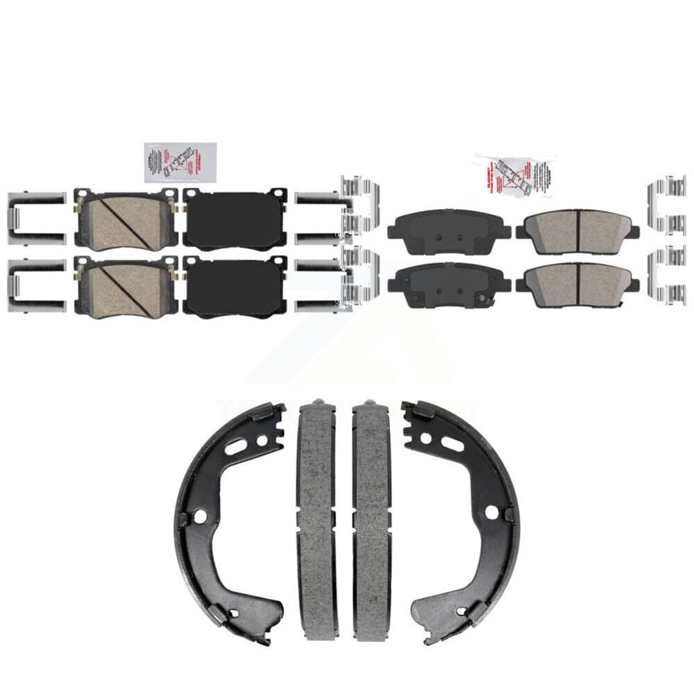 Transit Auto - KNN-101459 - Front and Rear Disc Brake Pad Kits