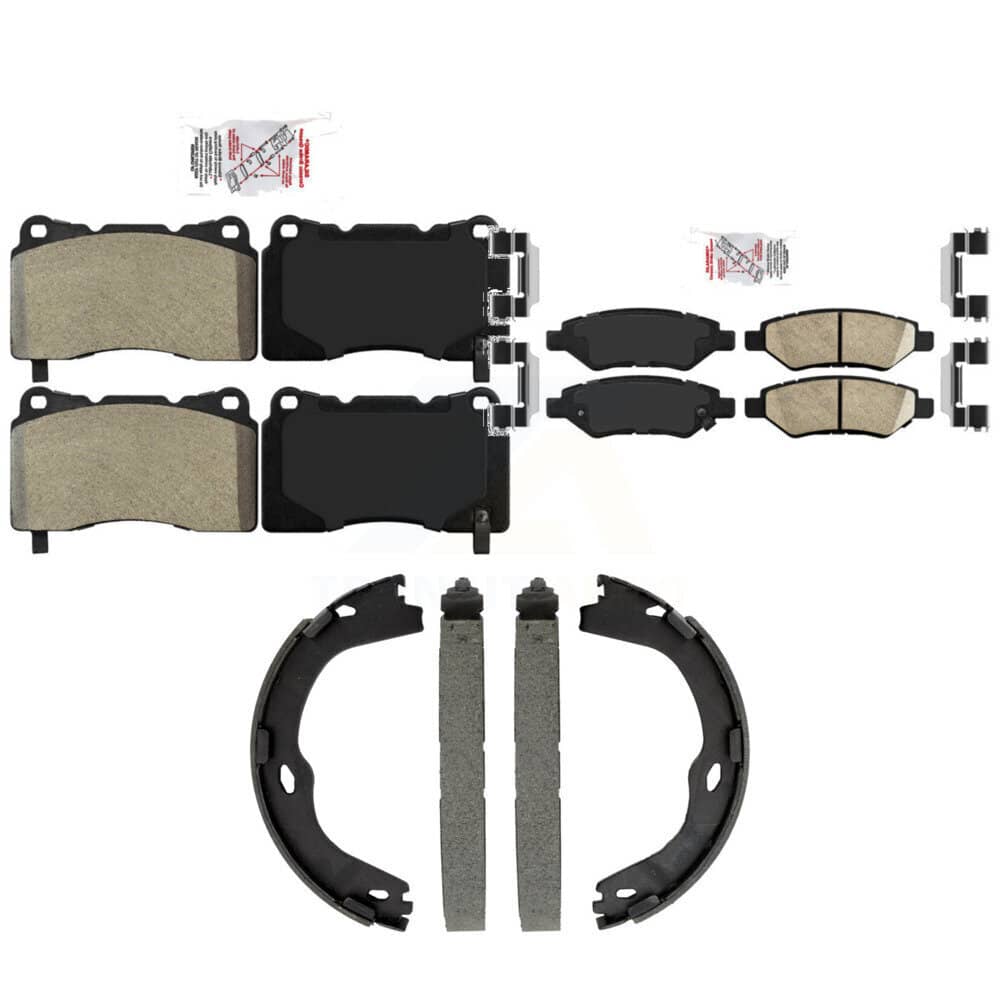 Transit Auto - KNN-101481 - Front and Rear Disc Brake Pad Kits