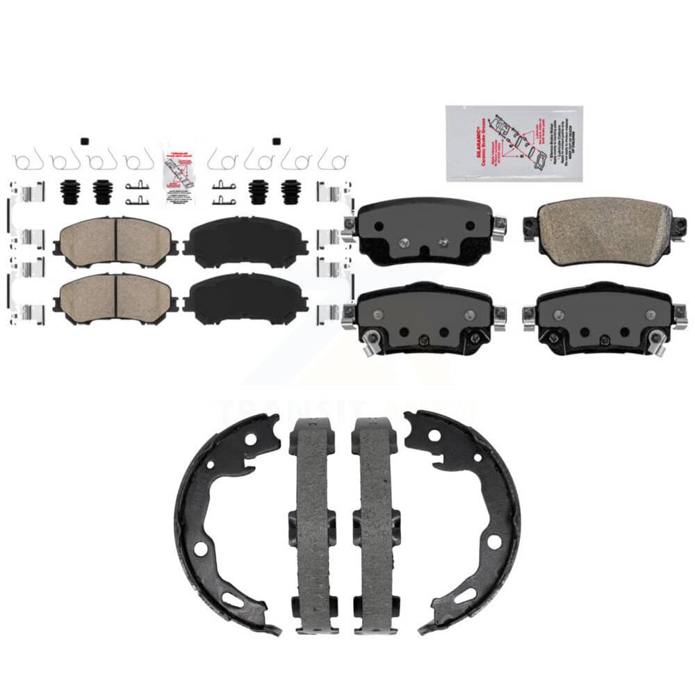 Transit Auto - KNN-101506 - Front and Rear Disc Brake Pad Kits