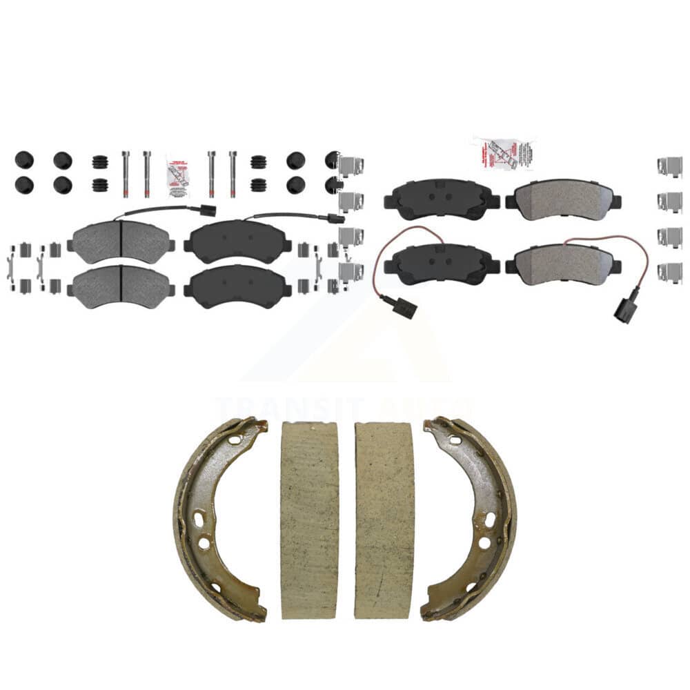 Transit Auto - KNN-101522 - Front and Rear Disc Brake Pad Kits