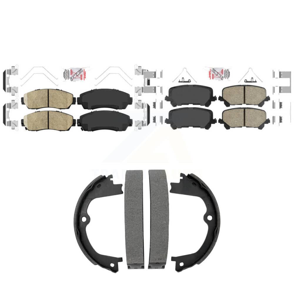 Transit Auto - KNN-101532 - Front and Rear Disc Brake Pad Kits
