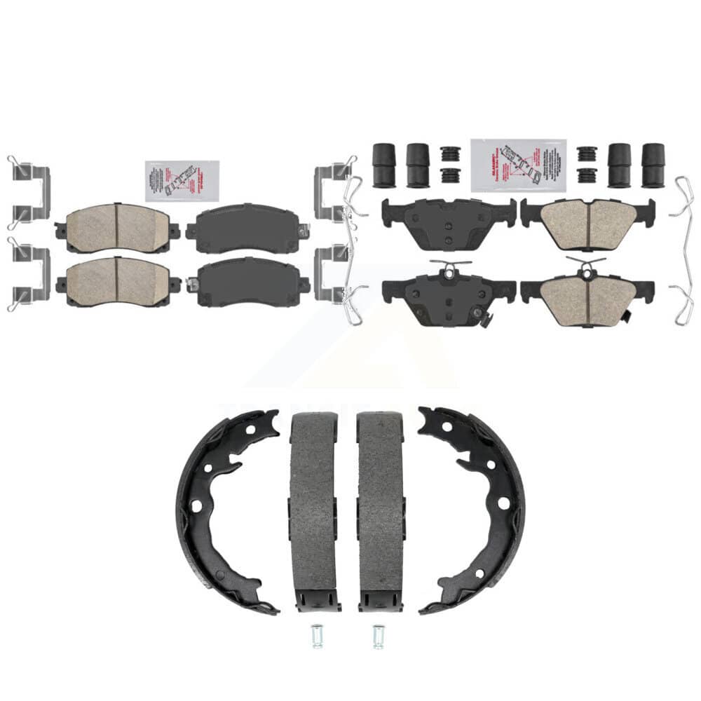 Transit Auto - KNN-101549 - Front and Rear Disc Brake Pad Kits