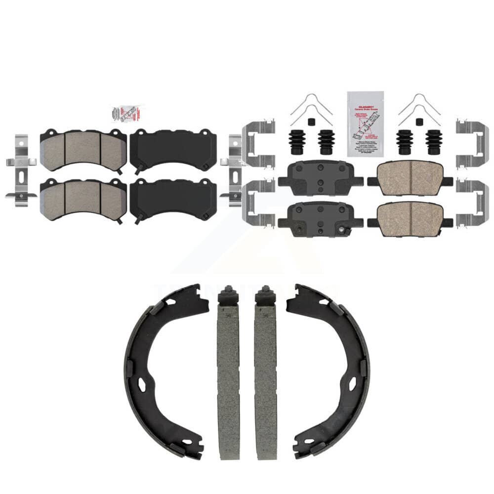Transit Auto - KNN-101572 - Front and Rear Disc Brake Pad Kits