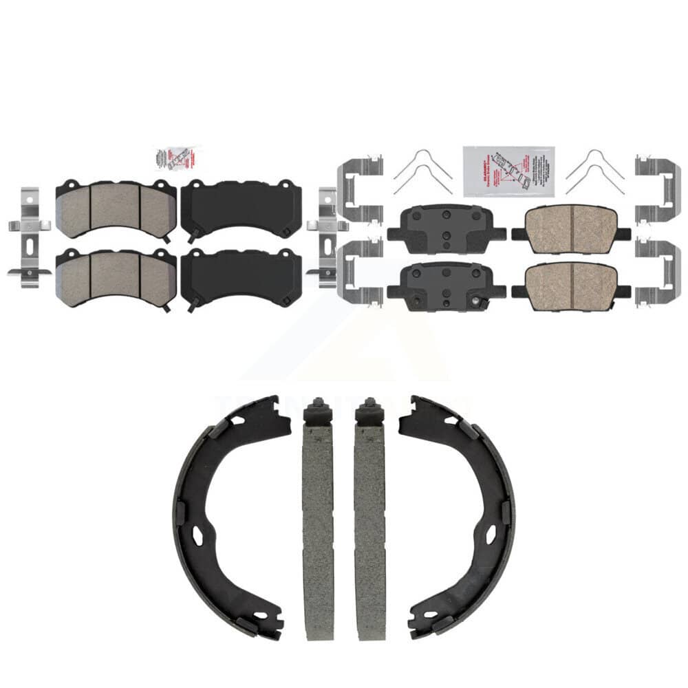 Transit Auto - KNN-101573 - Front and Rear Disc Brake Pad Kits