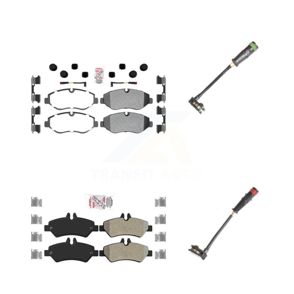 AmeriBRAKES - KNW-100144 - Front and Rear Disc Brake Pad Kits